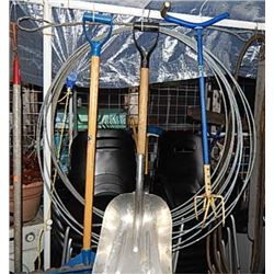 LONG AIRLINE CABLE - TOW CABLE - BEHIND SHOVELS