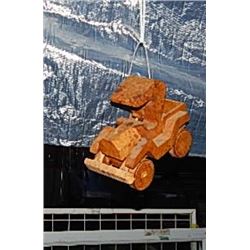 HAND CRAFTED BIRDS-EYE MAPLE WOOD TRUCK