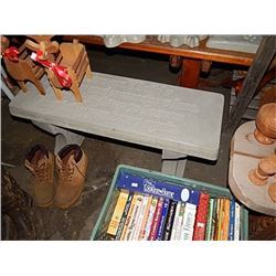 CONCRETE - BENCH - 3 PC FOR EASE OF TRANSPORT