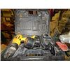 Image 1 : DEWALT 14.4 VOLT DRILL - 3 BATTERIES AND CHARGER