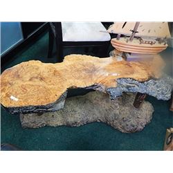 BURL COFFEE TABLE