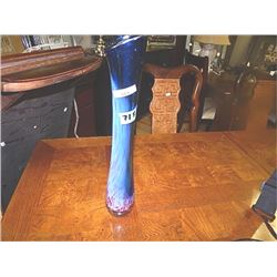 ART GLASS VASE - TALL