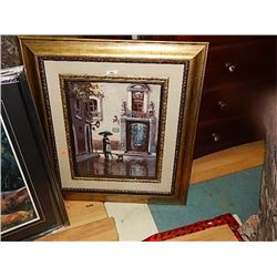 FRAMED PCITURE - GOLD FRAME