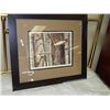 Image 1 : FRAMED LIMITED EDTION PRINT - FIR BARK - MARK FRANCIS - FROM LOCAL ESTATE