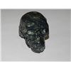 Image 1 : PEACOCK JASPER CARVED SKULL - 2"  = 448 CARATS