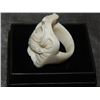 Image 1 : RING - CUSTOM DESIGNED AND HAND CRAFTED - MADE FROM BUFFALO BONE - KOI DESIGN