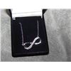 Image 1 : NECKLACE - DIAMOND ETERNITY NECKLACE - NEW