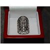 Image 3 : RING - CUSTOM MADE FILLIGREE DESIGNED STERLING SILVER RING