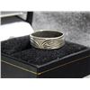 Image 4 : RING - FIRST NATIONS CUSTOM PIECE - STERLING SILVER - THUNDERBIRD - MAKERS MARKS INSIDE