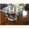 Image 2 : STAINLESS STEEL CHAFFING DISH WITH HEATER DISH