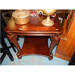 NEW TALL MAHOGANY SIDE TABLE