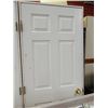 Image 1 : NEW DOOR - WHTIE INTERIOR - WITH FRAME AND HARDWARE -  30"