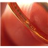 Image 6 : RING - DIAMOND AND GREEN QUARTZ DINNER RING - 14KT GOLD CLAD - INCLUDES CERTIFICATE - $350