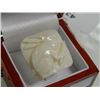 Image 1 : RING - RARE WHALE BONE RING - HAND CARVED - RABBIT