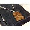 Image 2 : CANADIAN AMMOLITE NECLACE - UNIQUE CUSTOM MADE - FREE FOR CUT - INCLUDES CERTIFICATE - $225