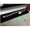 Image 1 : BRACLET - MALACHITE SET IN STERLING SILVER - STAMPED 925