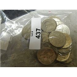BAG OF CANADIAN NICKELS - 20PC - PRE-1960