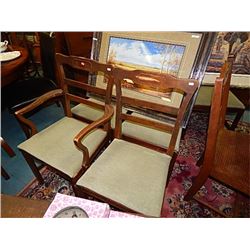 VINTAGE DINING CHAIRS - 6 X BID