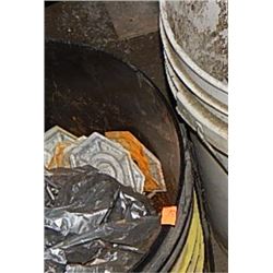 BUCKET OF HEX PLATES