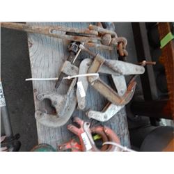 CLAMPS - 2 & LARGE PIPE CUTTER