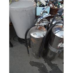 CHROME TANK FIRE EXTINGUISHER