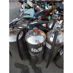 CHROME TANK FIRE EXTINGUISHER