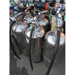 CHROME TANK FIRE EXTINGUISHER