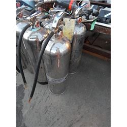 CHROME TANK FIRE EXTINGUISHER