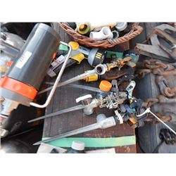 LARGE LOT OF IMPULSE SPRINKERS AND OTHER WATER NOZZLES & MINI SPRINKLER