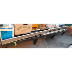 ALUMINUM STRAIGHT EDGES - 1 APPROX. 10' LONG WITH CLAMPS - 2 TTL