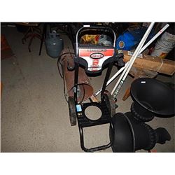 BLACK PIPE CART WITH WHEELS
