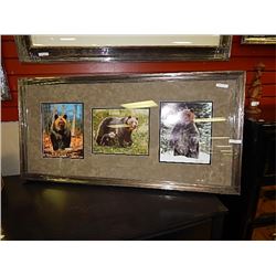 FRAMED SIGNED OPEN EDITION PRINT - BEARS -JAMES T JONES - GALLERY ESTIMATE $725