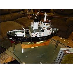 REMOTE CONTROL FISHING BOAT - TUG BOAT - WITH REMOTE - WORKING