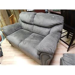 NEW LOVE SEAT - MICRO FIBRE - GREY