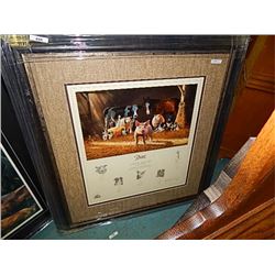 FRAMED LIMITED EDTION PRINT - BABE - BONNIE MARRIS - GALLERY ESTIMATE $575
