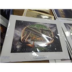 LIMITED EDITION PRINT - EUGENE PENTZ - (PKG # 2) 5PC TTL - COSMIC SERIES - CERTIFICATES INCLUDED - R