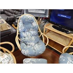 SWIVAL ROCKER RATTAN CHAIR