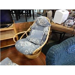 SWIVAL ROCKER RATTAN CHAIR