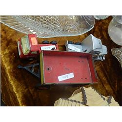 TONKA METAL SEMI, PLASTIC SEMI AND VINTAGE TRIALER
