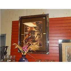 FRAMED PRINT - FALLEN WILLOW - AUTUMN ENCOUNTER - COLIN BOGLE - GALLERY ESTIMATE - $575