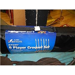 CROUET SET - NEW - 6 PLAYER SET