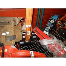 SLEDGE HAMMER- NEW - 4LB - 16" WOOD HANDLE