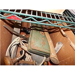 BOX OF TOOLS AND OTHER