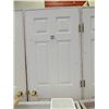 Image 1 : NEW DOOR - WHTIE INTERIOR - WITH FRAME AND HARDWARE -  28"