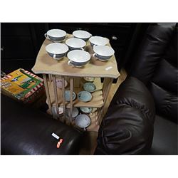 ASSORTED CUPS AND MORE - 3 TTL SHELVES