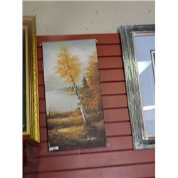 OIL OF CANVASS - LAKE - PETER