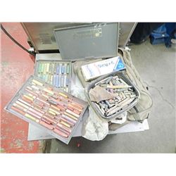 LOT OF ART PASTELS - TRAYS AN MORE