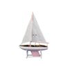 Image 1 : Hand Made It Floats 12" - Pink Floating Sailboat