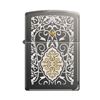 Image 1 : GENUINE ZIPPO FILIGREE LIGHTER W/TOPAZ SWAROVSKI CRYSTA