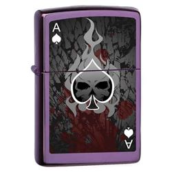 GENUINE ZIPPO LIGHTER ACE OF DEATH